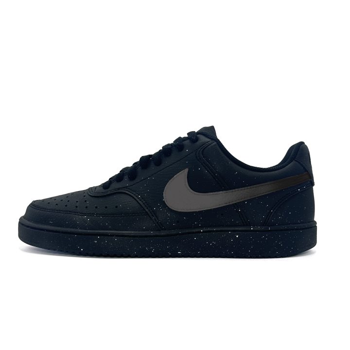 Nike Nike Court Vision Low Slip Resistant Abrasion Resistant Low top Skateboard Shoes Unisex Black Gray