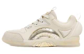 TheOriginAttribute Low top Skateboard Shoes Unisex Gold Black Beige
