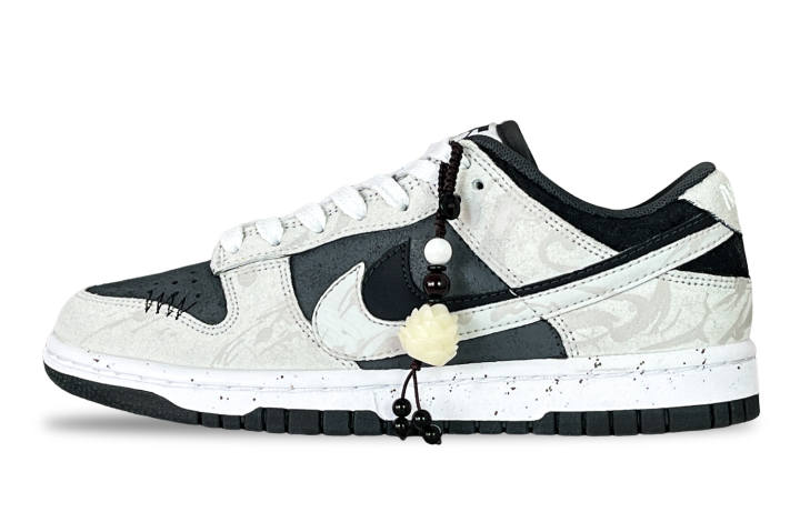 Nike Nike Dunk Ink Lotus Slip Resistant Abrasion Resistant Slip Resistant Abrasion Resistant Low top Skateboard Shoes Unisex
