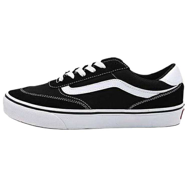 Vans Brooklyn LS Abrasion Resistant Low top Skateboard Shoes Men's Black