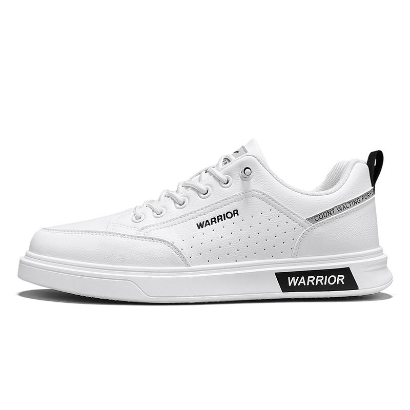 WARRIOR WARRIOR Skateboard Shoes Men's Low Top White/Beige/Black
