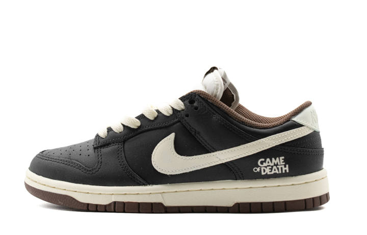 Nike Nike Dunk Dark Moon Abrasion Resistant Low top Skateboard Shoes Women's Black Brown