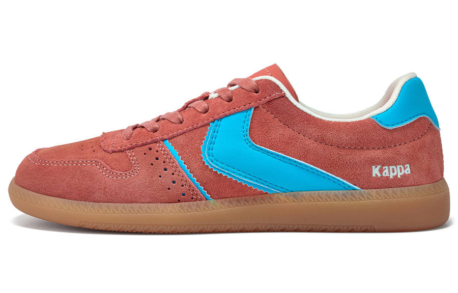 Kappa Back to Back Slip Resistant Abrasion Resistant Low top Skateboard Shoes Women's Red Blue