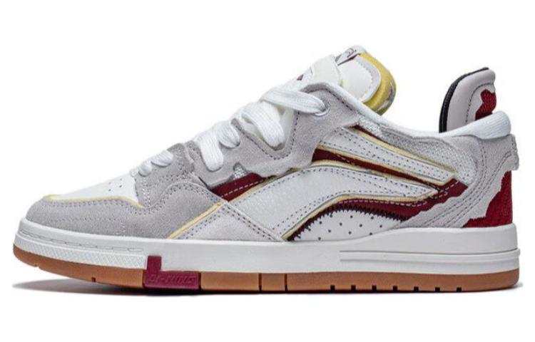 Li-Ning Li Ning Wave Pro Slip Resistant Slip Resistant Low top Skateboard Shoes Men's Gray White