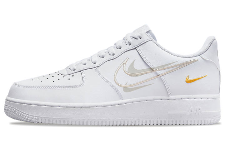 Nike Nike Air Force 1 Low Multi Swoosh White Yellow