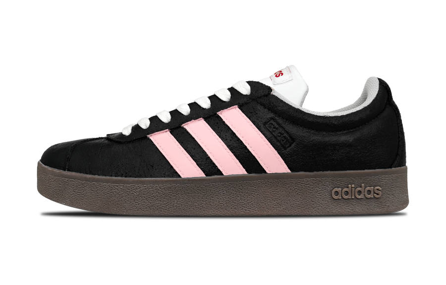 Adidas Neo VL Court 2.0 Lifestyle Candy Neon Slip Resistant Abrasion Resistant Low top Skateboard Shoes Unisex