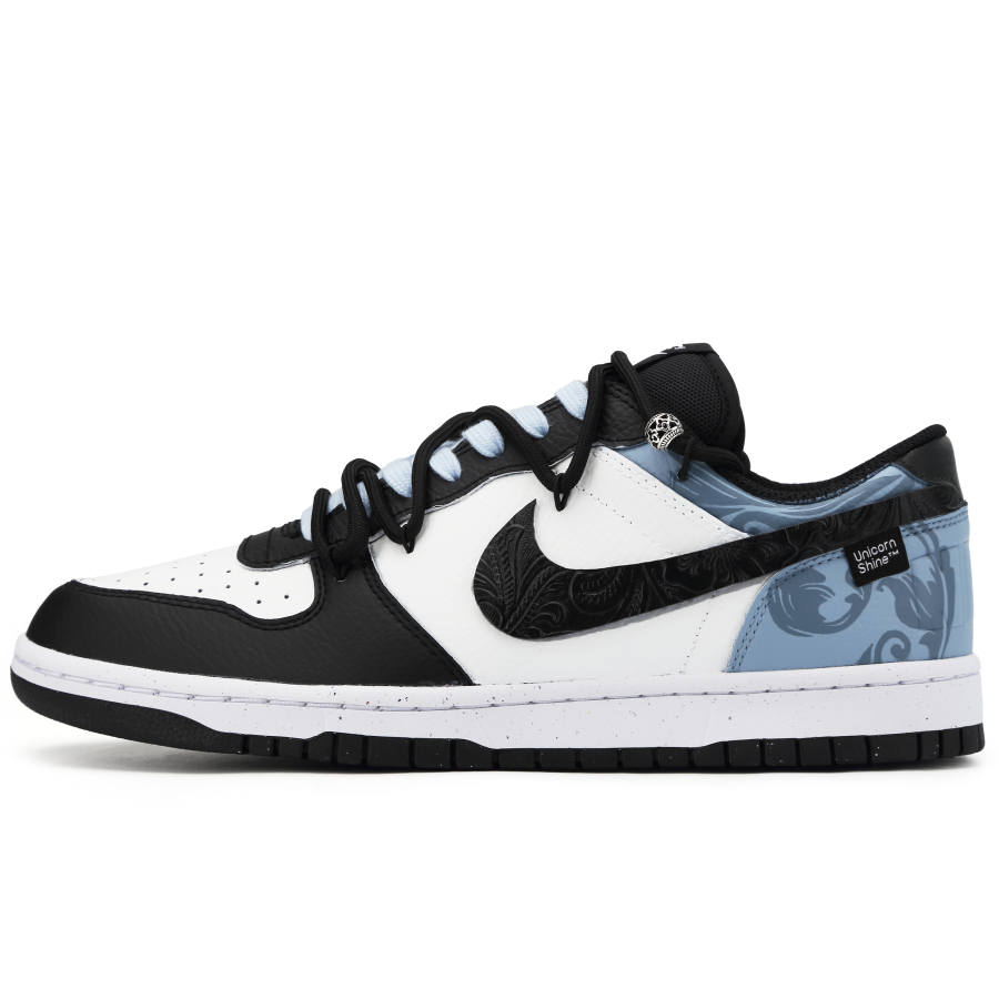 Nike Nike Big Shanhaijing Sushi Abrasion Resistant Abrasion Resistant Low top Skateboard Shoes Men's Black Blue