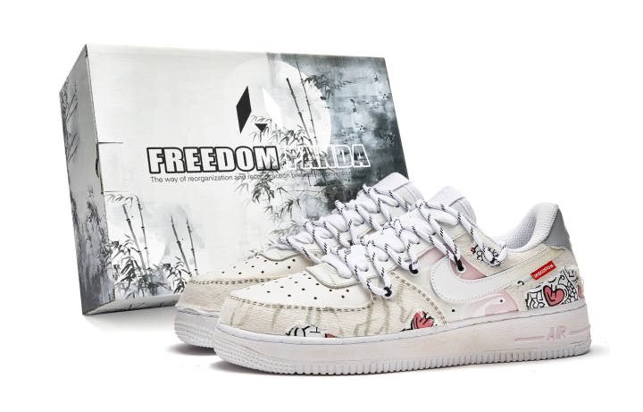 Nike Nike Air Force 1 LE Freedom Panda, Box, Dual World Slip Resistant Abrasion Resistant Slip Resistant Abrasion Resistant