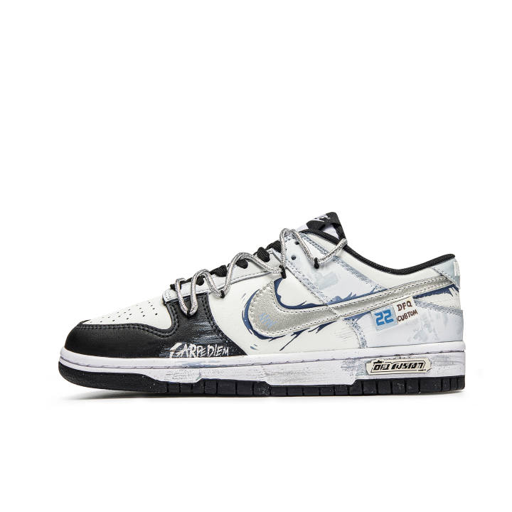 Nike Nike Dunk Arctic Ice Blue Abrasion Resistant Abrasion Resistant Low top Skateboard Shoes Unisex White Blue
