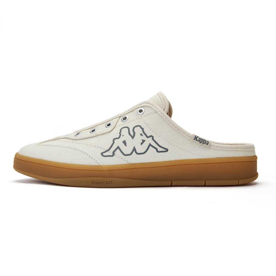 Kappa Back to Back Low top Skateboard Shoes Unisex Beige Yellow