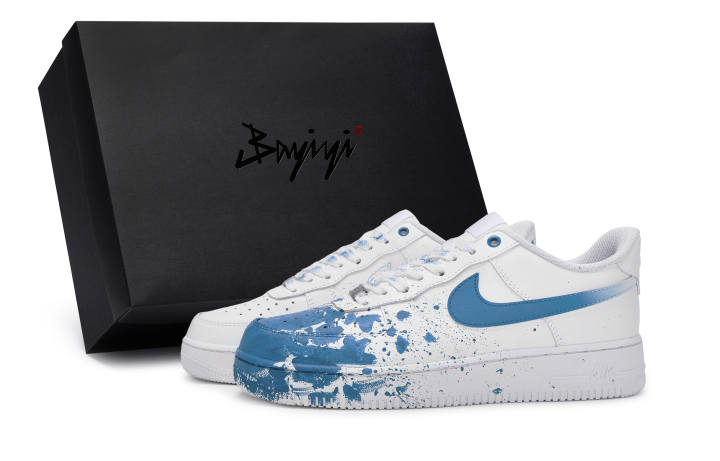 Nike Nike Air Force 1 811 Manufacturing, Snorkeling Scene Mismatched, Special Shoe Box Slip Resistant Abrasion Resistant