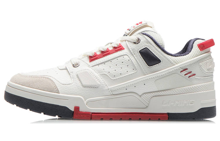 Li-Ning Li Ning Journey Slip Resistant Lightweight Non slip Lightweight Low top Skateboard Shoes Men's Mist White