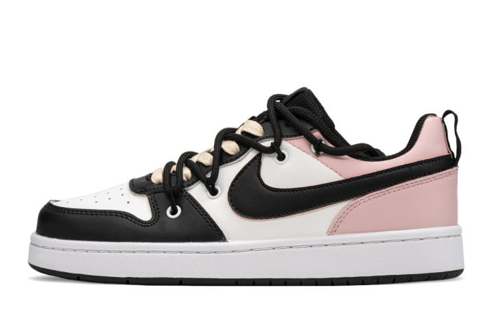 Nike Nike Court Borough Low top Skateboard Shoes GS Black Pink