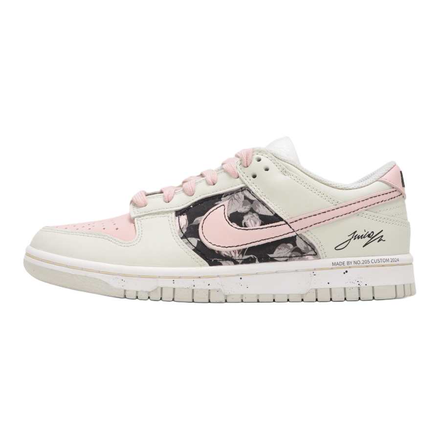 Nike Nike Dunk Coverage Abrasion Resistant Coverage Abrasion Resistant Low top Skateboard Shoes Women's Gray Pink