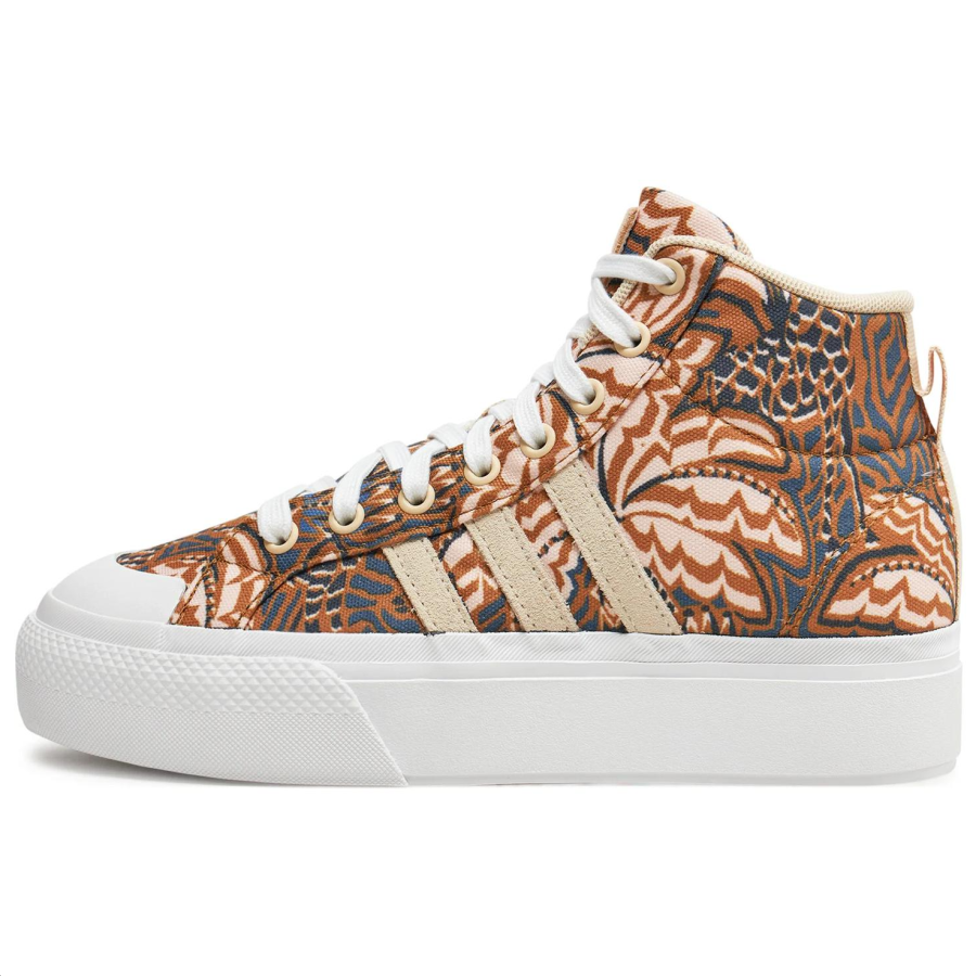 Adidas Adidas BRAVADA 2.0 Slip Resistant Abrasion Resistant Mid top Skateboard Shoes Women's Brown