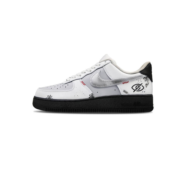 Nike Nike Air Force 1 'Apex' Low top Skateboard Shoes Unisex Gray White