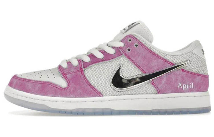Nike APRIL SKATEBOARD x Nike Dunk SB Pro QS Slip Resistant Abrasion Resistant Low top Skateboard Shoes Men's