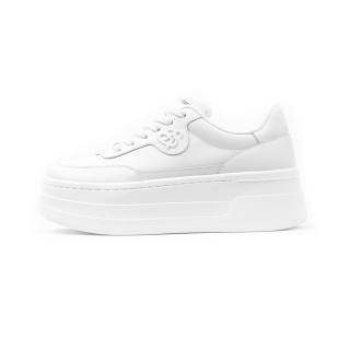 Ann Andelman Arcade Blanc Cow Split Leather Height Increasing Low top Skateboard Shoes Women's