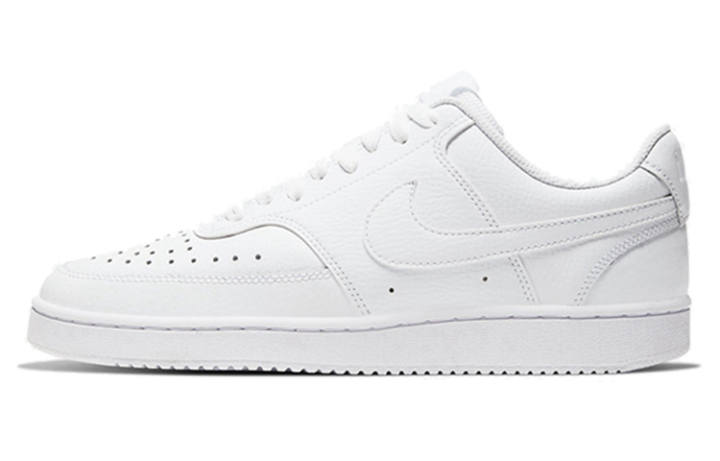 Nike Nike Court Vision 1 Low Synthetic Leather, Leather Stitching Low top Skateboard Shoes Women's White