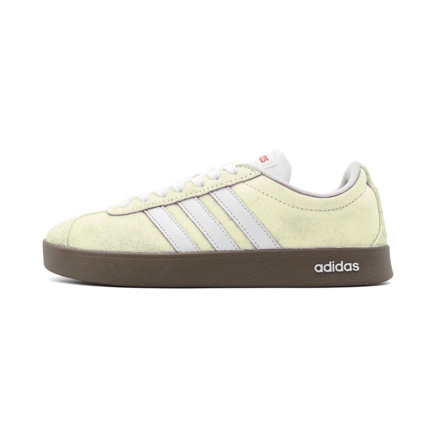 Adidas Adidas Vl Court Classic Non slip Lightweight Low top Skateboard Shoes Unisex Yellow White