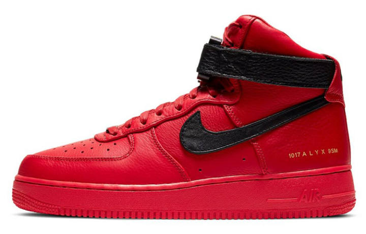 Nike 1017 ALYX 9SM x Nike Air Force 1 Synthetic Leather Coverage Slip Resistant Abrasion Resistant
