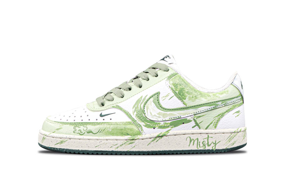 Nike Nike Court Vision Low top Skateboard Shoes Unisex Green