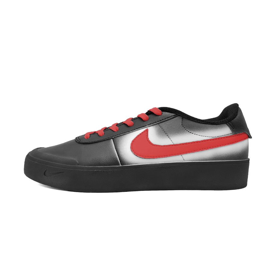 Nike Nike Court Shot Rainbow Blade Abrasion Resistant Abrasion Resistant Low top Skateboard Shoes Unisex Red