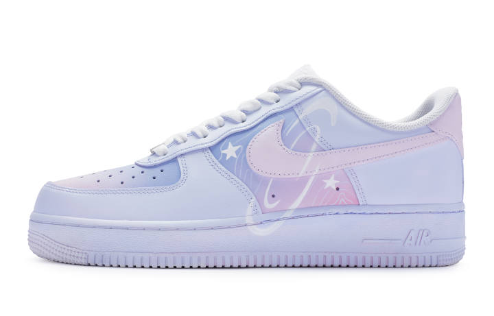 Nike Nike Air Force 1 Low top Skateboard Shoes GS Purple Pink