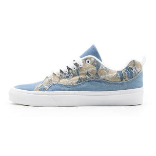 SUPSTORM Qixi Shoes Plus Size Slip Resistant Abrasion Resistant Low top Skateboard Shoes Unisex Blue