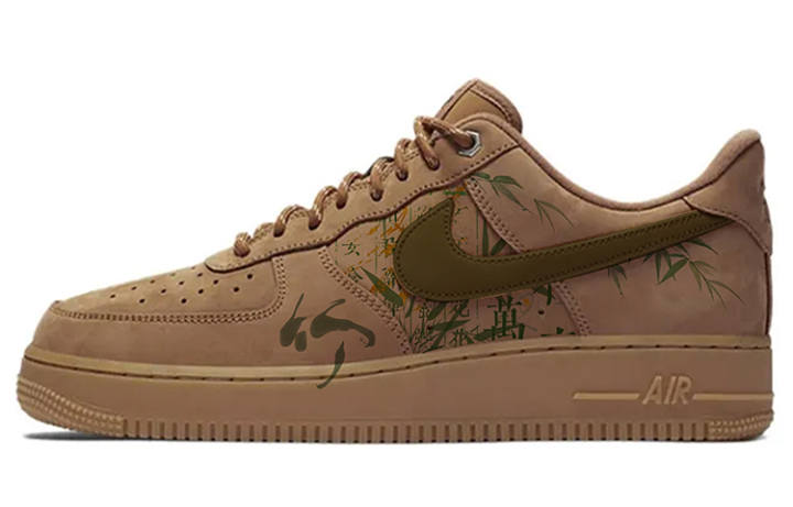 Nike Nike Air Force 1 Low top Skateboard Shoes Unisex Wheat