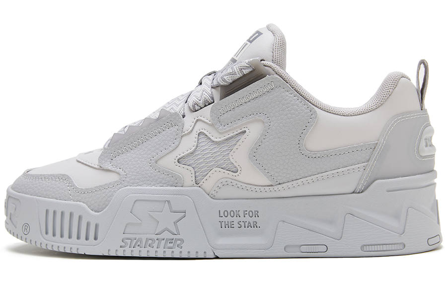 STARTER STARTER Skateboard Shoes Men's Low Top Gray