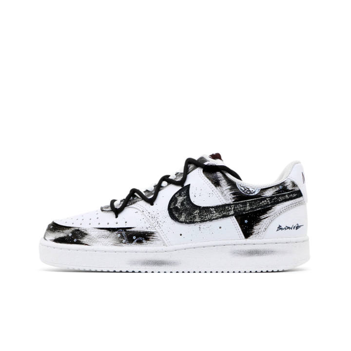 Nike Nike Court Vision Ink Splatter Slip Resistant, Abrasion Resistant, Lightweight