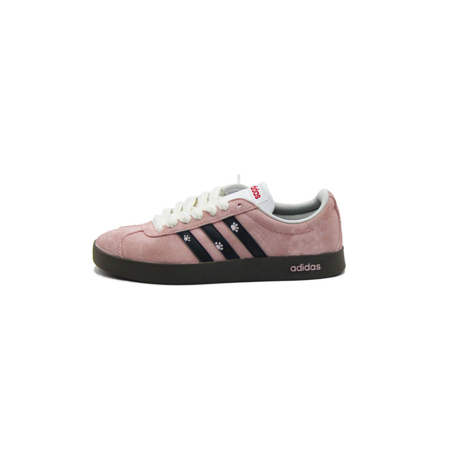 Adidas Adidas VL COURT 2.0 Abrasion Resistant Abrasion Resistant Low top Skateboard Shoes Unisex Brick Red
