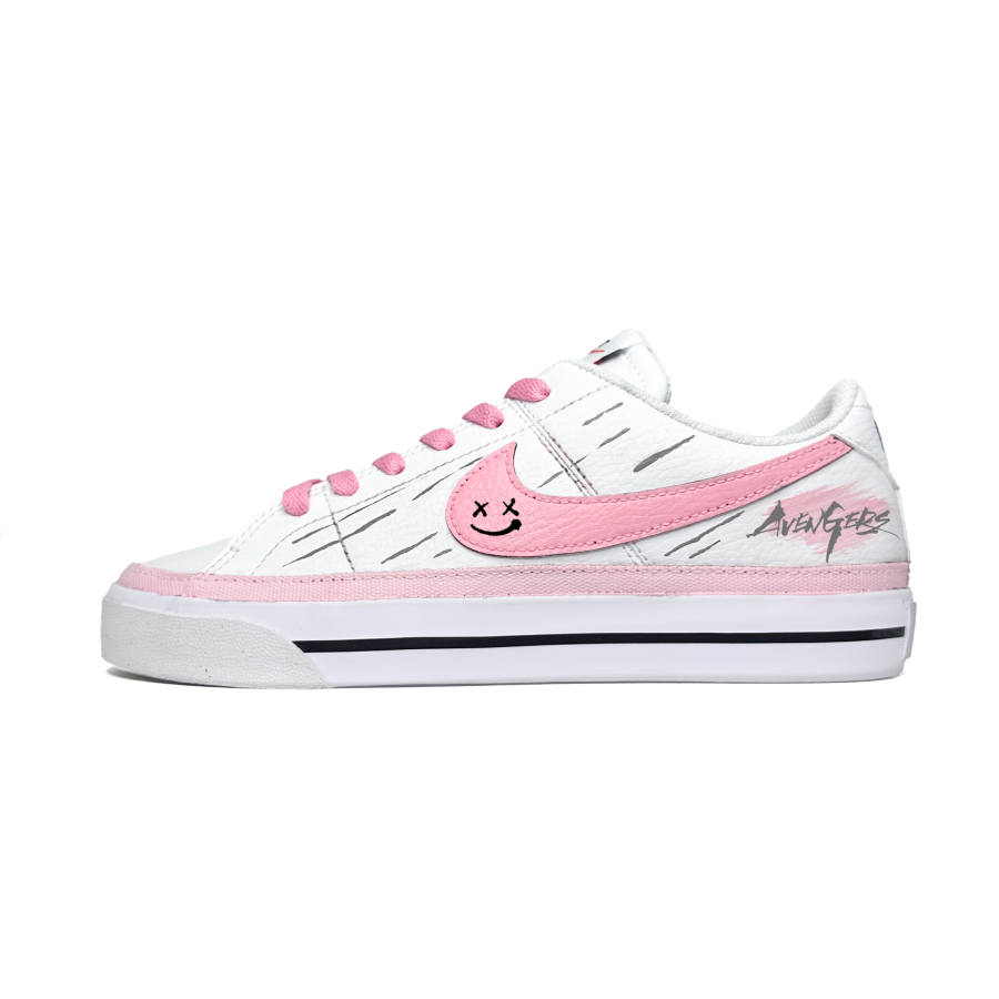 Nike Nike Court Legacy Hand Drawn Graffiti, Street American, Niche Leather Abrasion Resistant Abrasion Resistant Low top