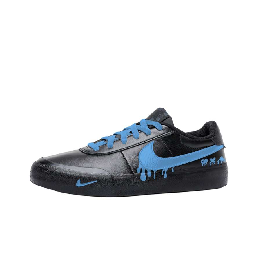 Nike Nike Court Shot Abrasion Resistant Lightweight Wear resistant And Lightweight Low top Skateboard Shoes Unisex Blue