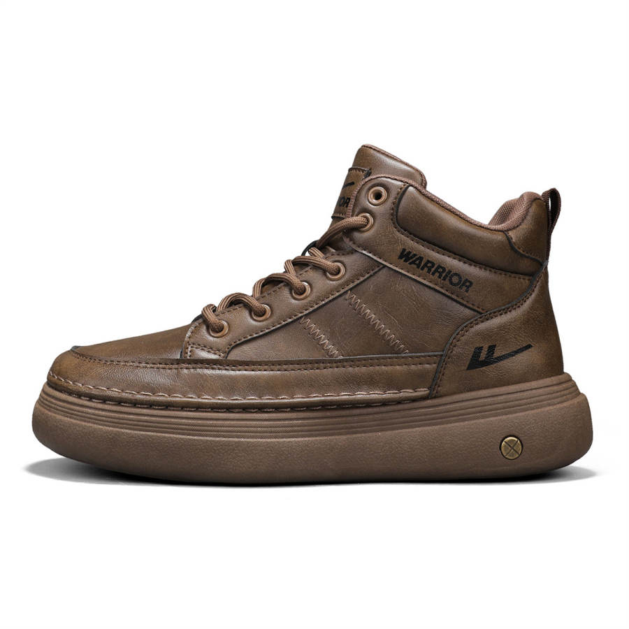 WARRIOR Puffy Shoes Cushioning Lightweight Cushioning Lightweight High top Skateboard Shoes Men's