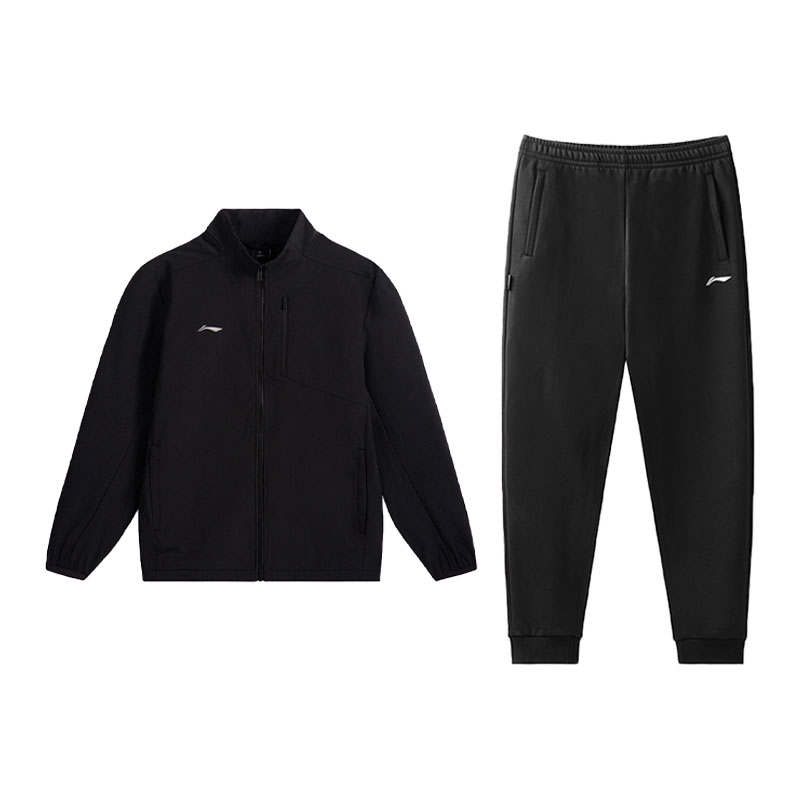 Li-Ning Li Ning Sweatshirt Set Men's 2 Piece Set Black