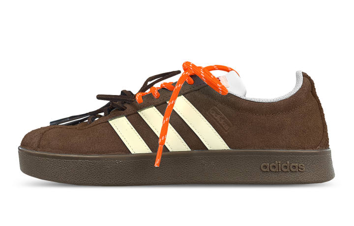 Adidas Adidas VL COURT 2.0 Low top Skateboard Shoes Unisex Beige Brown