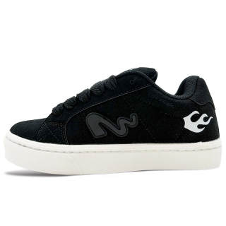 ITGI Fashion Trend Quick Dry Abrasion Resistant Low top Skateboard Shoes Unisex Black