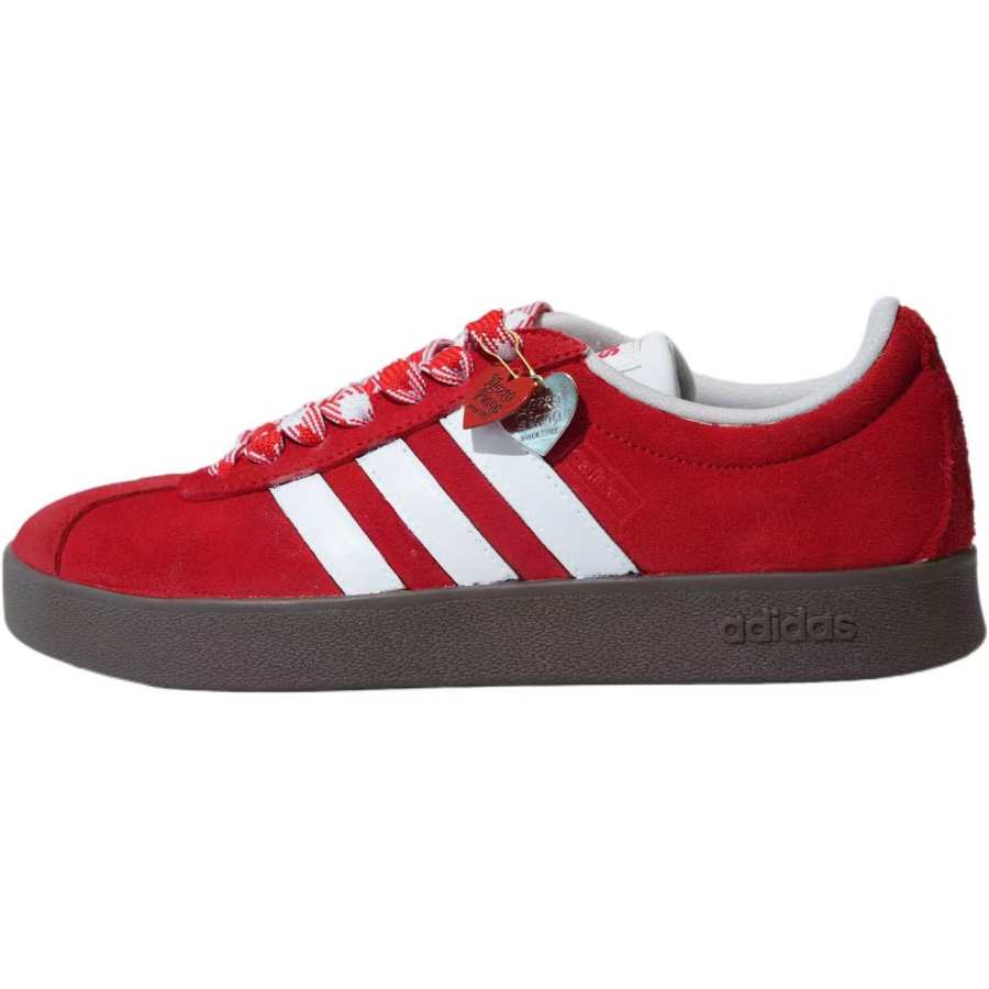 Adidas Adidas VL COURT 2.0 Love Leather Cushioning, Wear Resistant Low top Skateboard Shoes Unisex Red