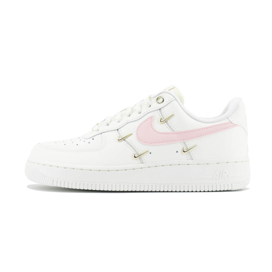 Nike Nike Air Force 1 Slip Resistant, Abrasion Resistant, Lightweight Low top Skateboard Shoes Women's White Pink