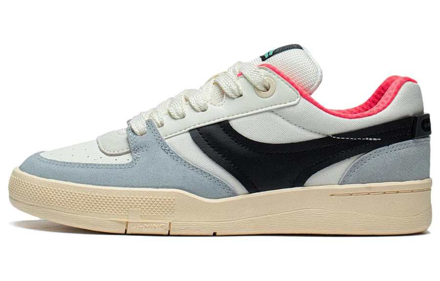 Li-Ning Li Ning Slip Resistant Low top Skateboard Shoes Women's Blue Gray
