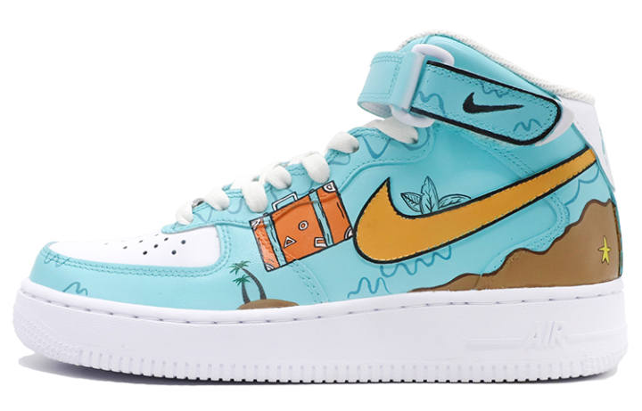 Nike Nike Air Force 1 South Beach Slip Resistant Abrasion Resistant Slip Resistant Abrasion Resistant Mid top