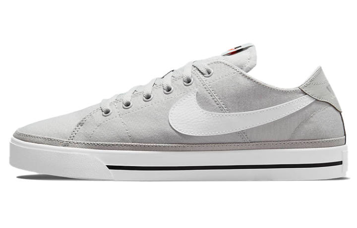 Nike Nike Court Legacy Canvas Low Top Sneakers Grey 'Gray White'