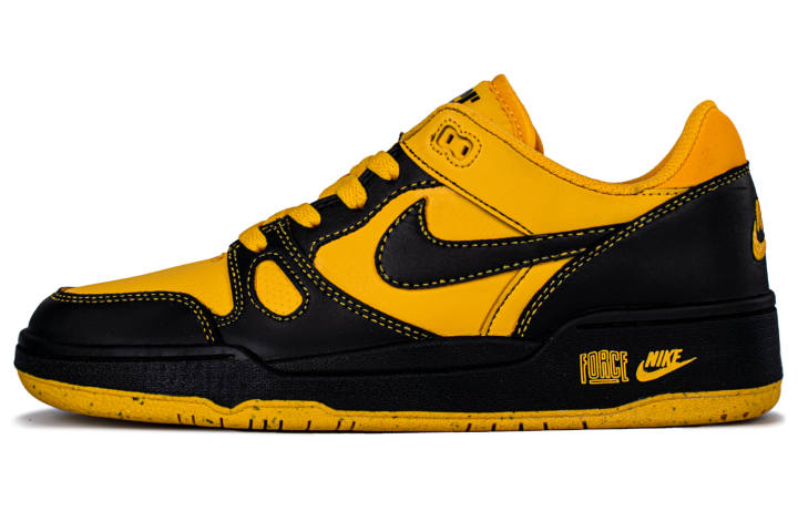 Nike Nike Full Force Wudang BBL Slip Resistant Low top Skateboard Shoes Men's Black Yellow