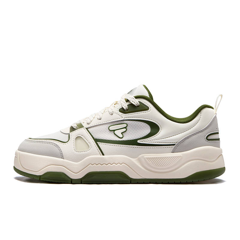 FILA FUSION BANK III Low top Skateboard Shoes Men's Beige Gray