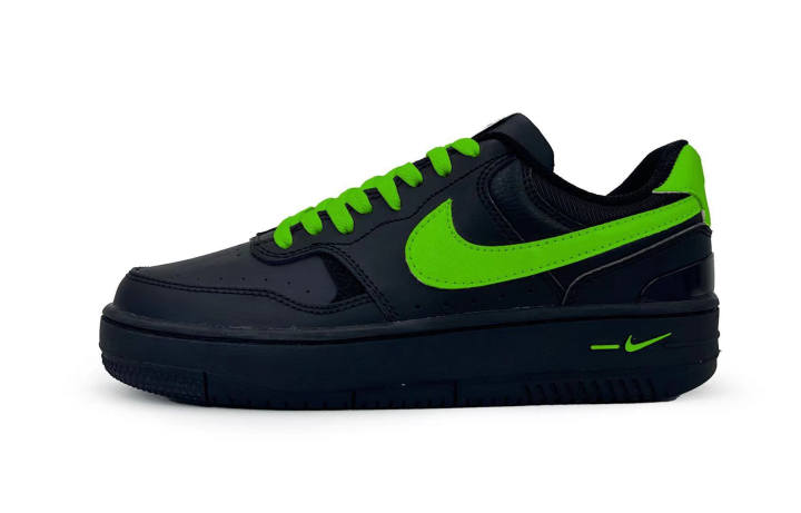Nike Nike Gamma Force Abrasion Resistant Low top Skateboard Shoes Women's Black Green