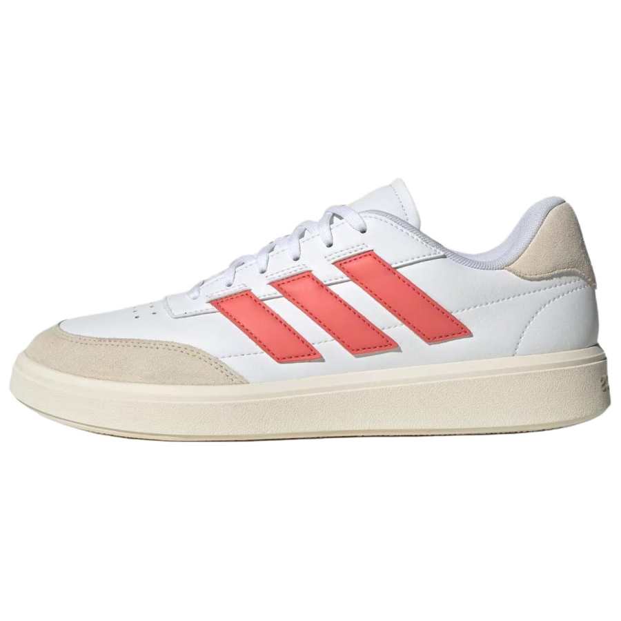Adidas Adidas COURTBLOCK Abrasion Resistant Low top Skateboard Shoes Men's White Red