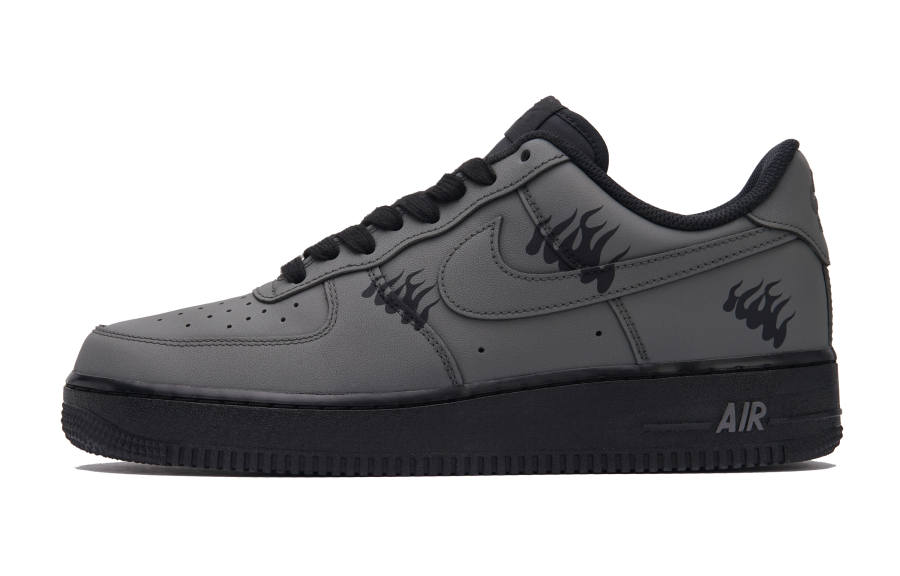 Nike Nike Air Force 1 Slip Resistant Low top Skateboard Shoes Unisex Gray