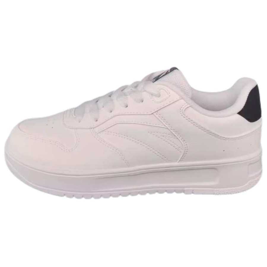 Anta Low top Skateboard Shoes, Athletic Shoes Men's Papyrus White/Basic Black